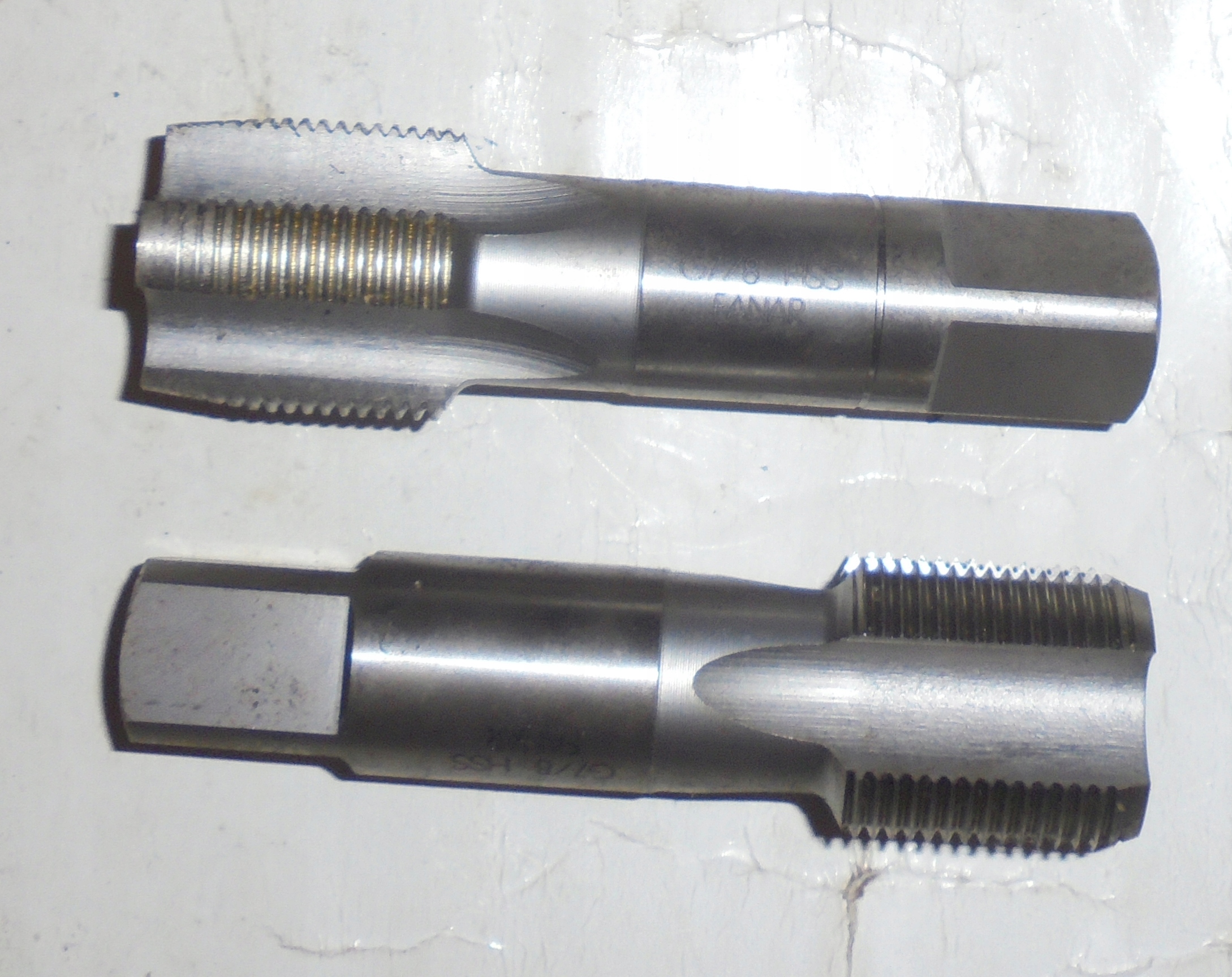 FANAR GWINTOWNIK GWINTOWNIKI KOMPLET G 7/8 HSS