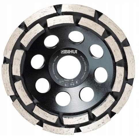 Bihui Diamantový Dvouřadý Hrncový Kotouč Pro Broušení 125 MM