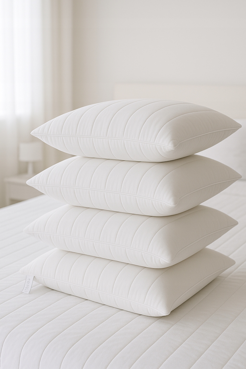 PODUSZKA PIKOWANA 70X80 cm ANTYALERGICZNA POLSKA ZERO WASTE EKO Rodzaj do spania