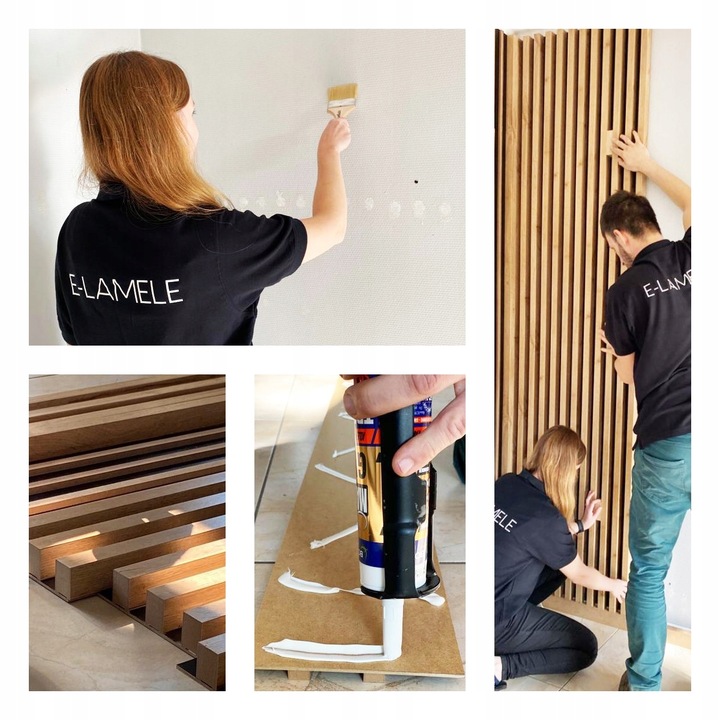 PANEL DEKORACYJNY NA PŁYCIE DĄB SONOMA 1szt Struktura struktura drewna