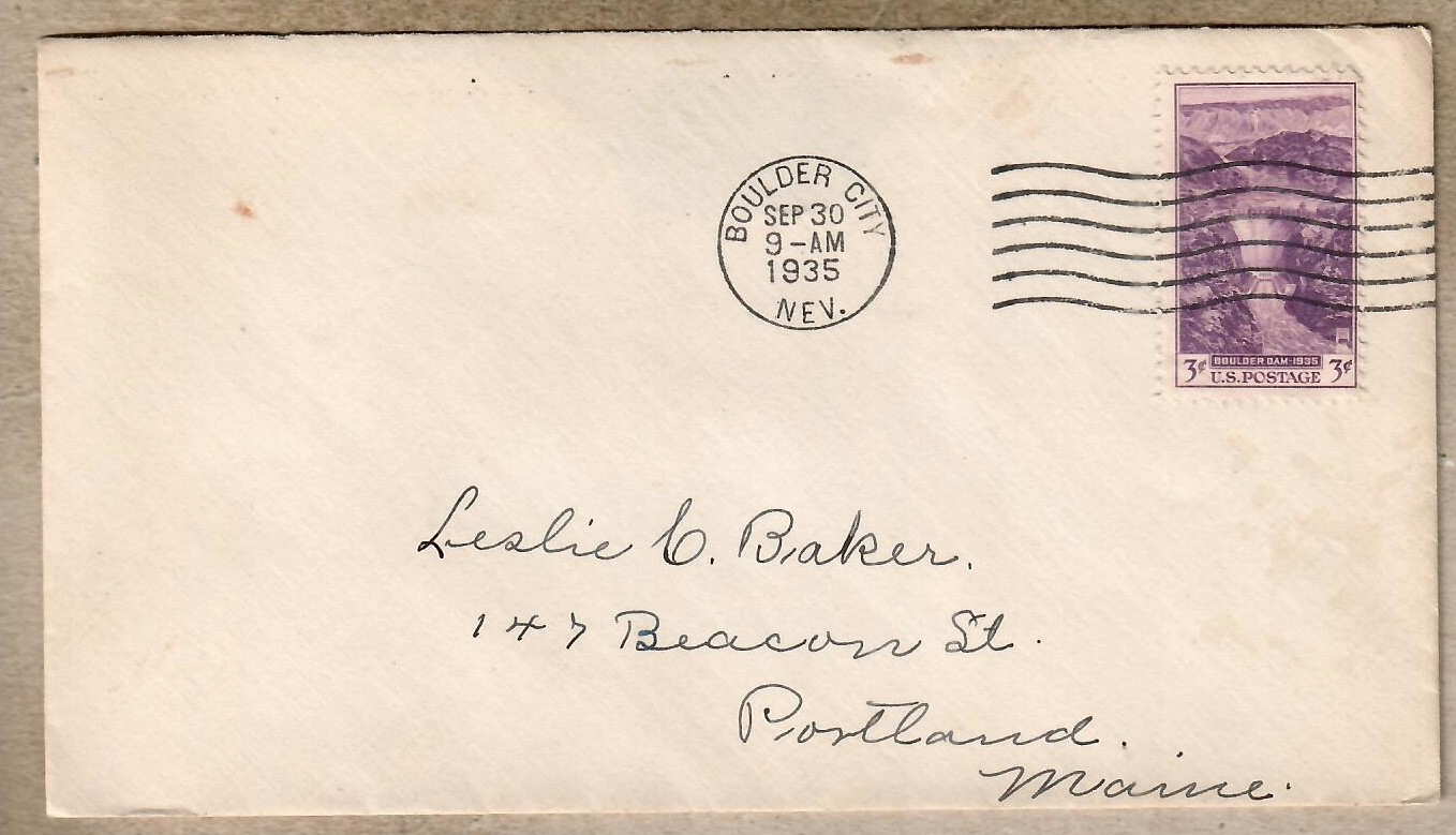 USA, 1935 r. M 378, koperta