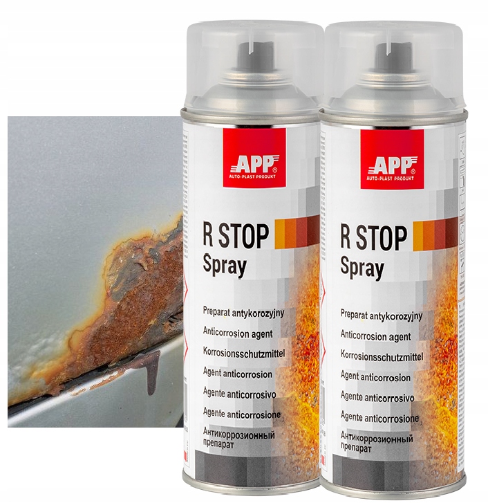 R-stop Środek antykorozyjny neutralizuję rdzę 800 ml spray App