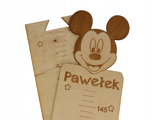 

Miarka Wzrostu dla dziecka Myszka Miki Mickey