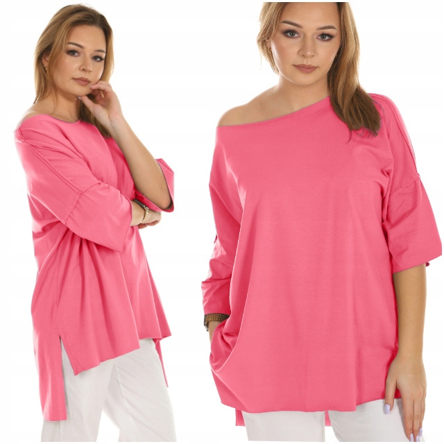 Мода Fresca F773 туника негабаритных асимметричный крой