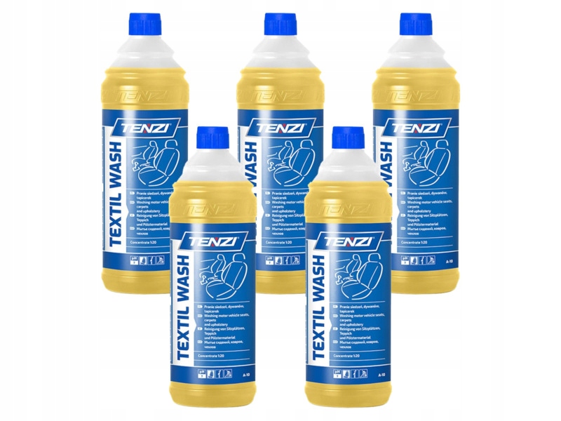Płyn do prania tapicerki Tenzi Textil Wash 5 x 1 l