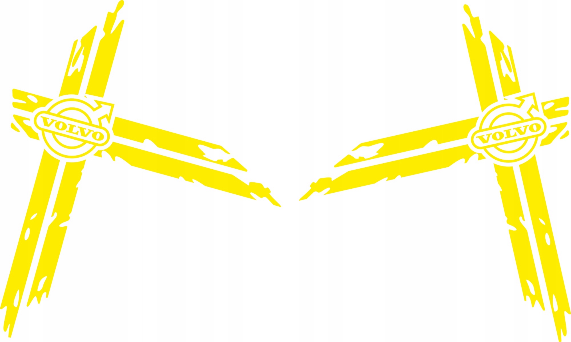 Naklejki na ciężarówki Szwedzki krzyż z logiem VOLVO Producent Inny