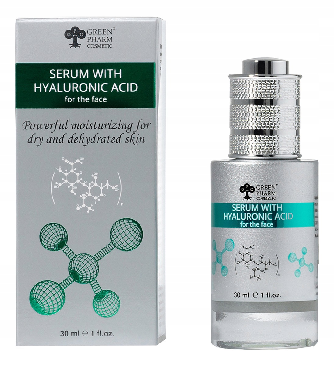 Green Pharm Cosmetics Pleťové sérum s kyselinou hyaluronovou 30 ml