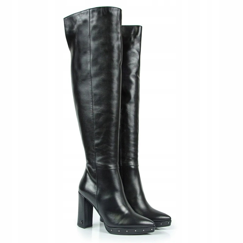 CARINII B4603 KLASYCZNE SKÓRA LICO CZARNE 36 Stan opakowania oryginalne