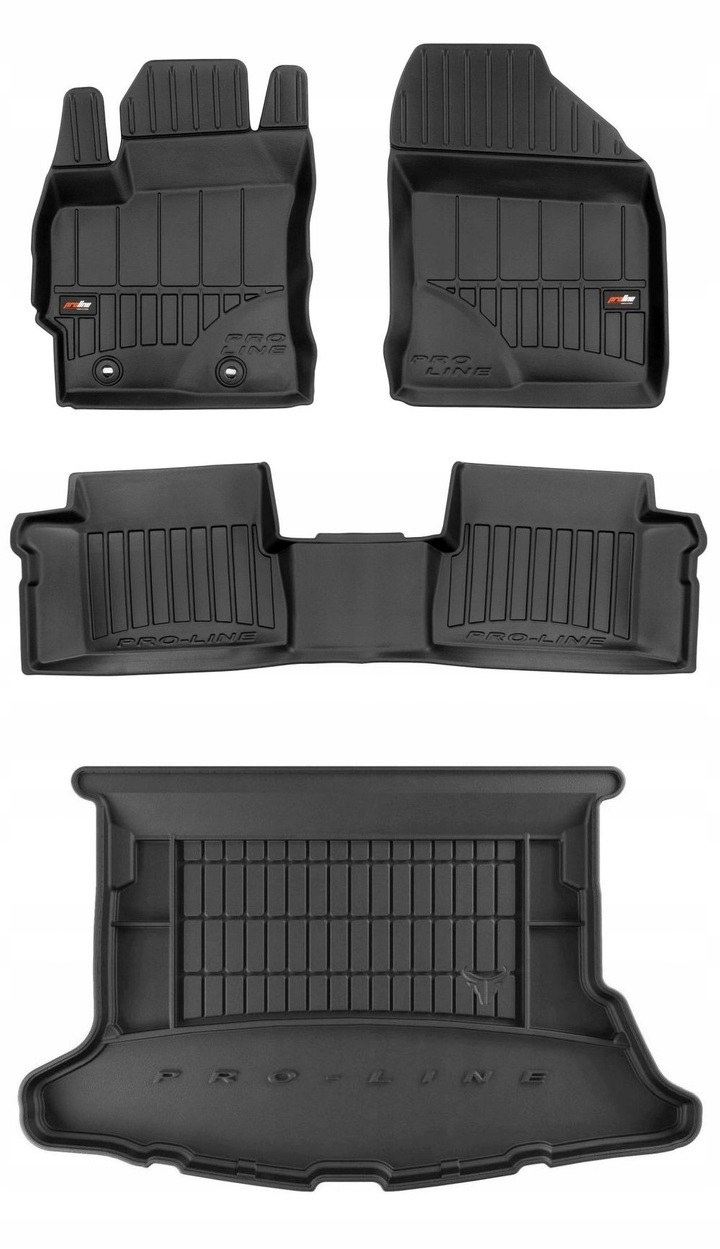 Set 3D gumové rohože Toyota Auris 2 Hb 2012-2018 zw