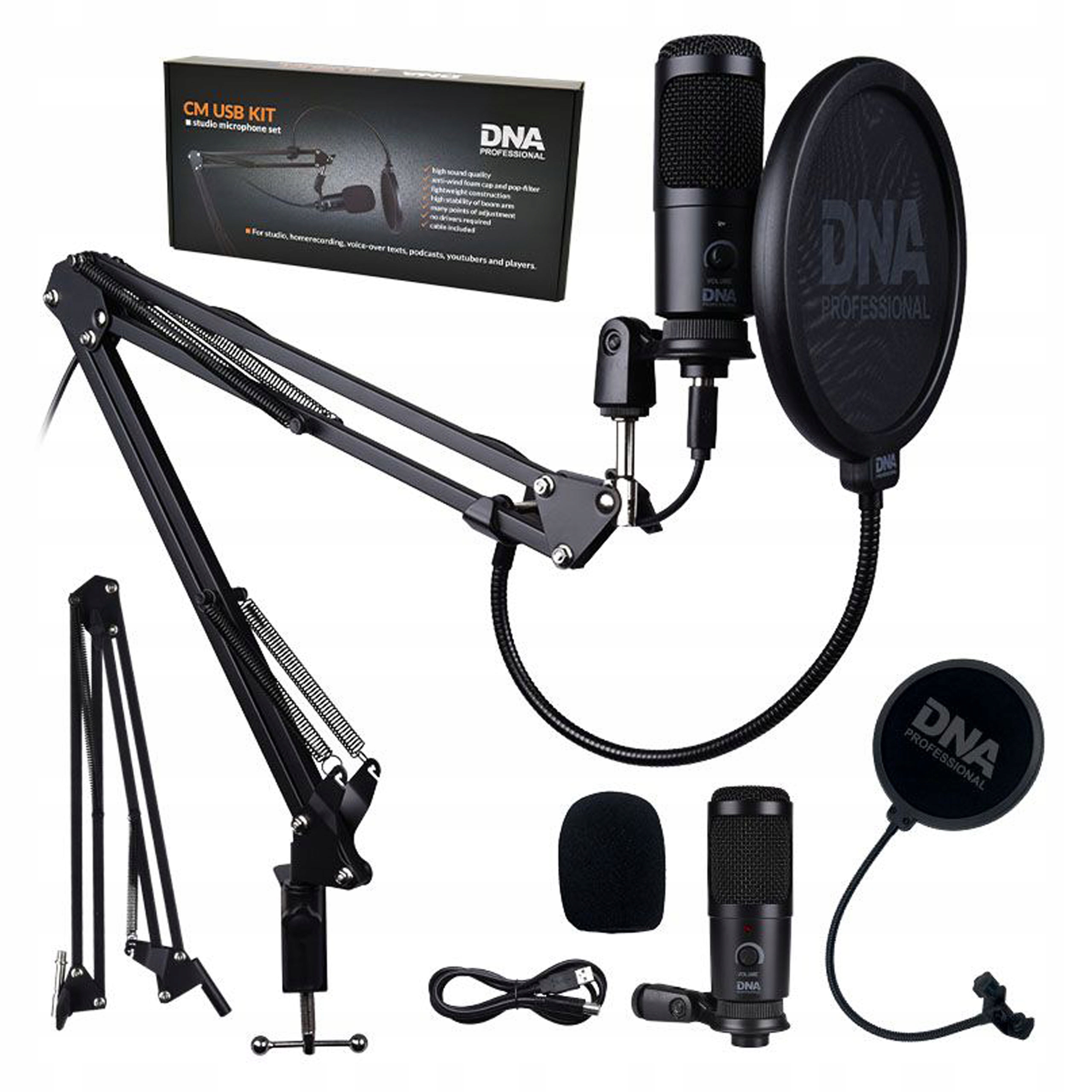 

Mikrofon Pojemnościowy Dna CM Usb Kit Zestaw