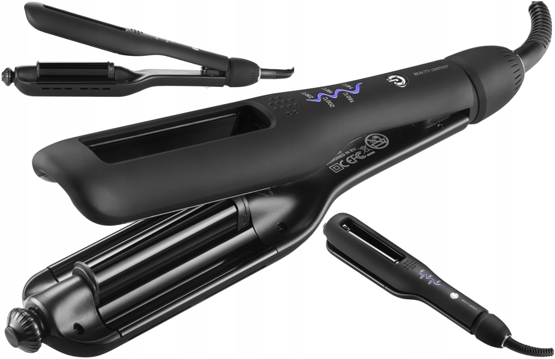 Vlnovka na vlasy Regulácia Valčeka 4 Rozmery Bleskové Zahrievanie 80 W