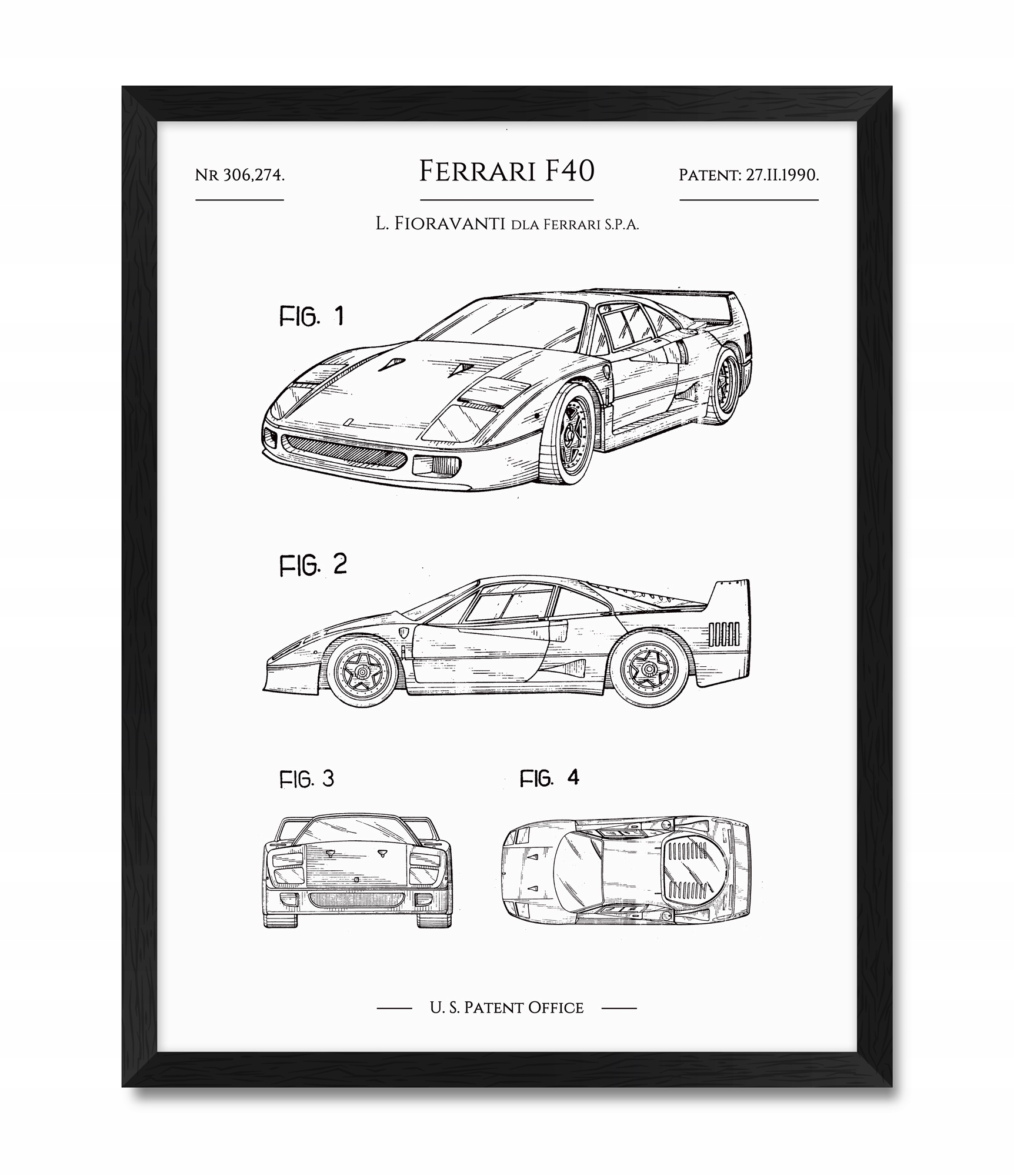 

Obraz plakat na ścianę samochód Ferrari