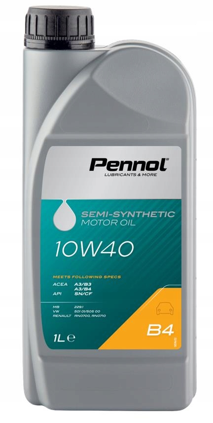 Olej silnikowy półsyntetyk Pennol 10W40 1L A3/B4 Sn/cf