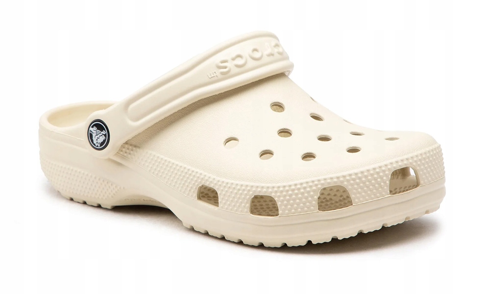 Crocs Klapki Classic Clog beżowe 34-35