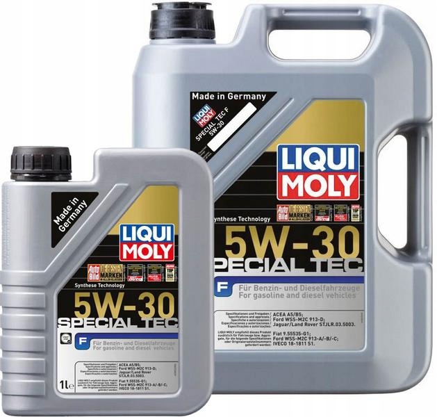 LIQUI MOLY SPECIAL TEC F 5W30 A5/B5 FORD 9L Model Special Tec F