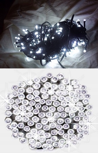 

Lampki zewnętrzne 300 Led Zimno B.+ Iskra Flash
