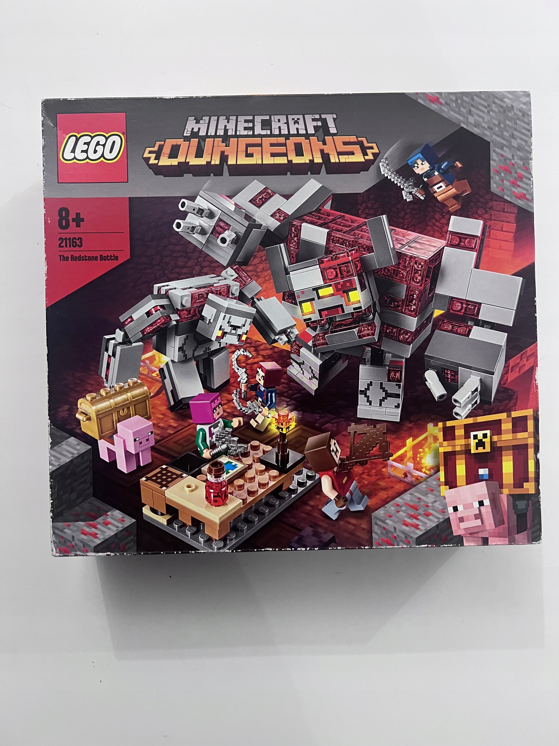 Lego 21163 Minecraft Bitwa o czerwony kamień Unikat