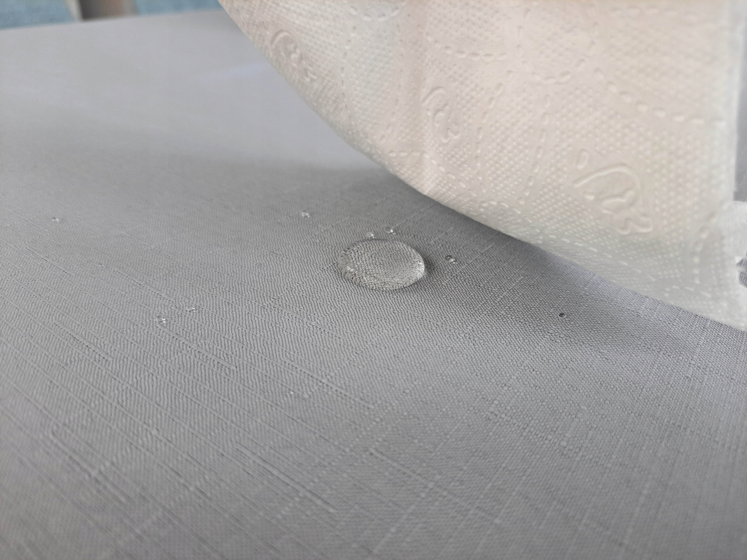 OBRUS Okrągły Szary Średnica 120 KROPELKA Kształt okrągły