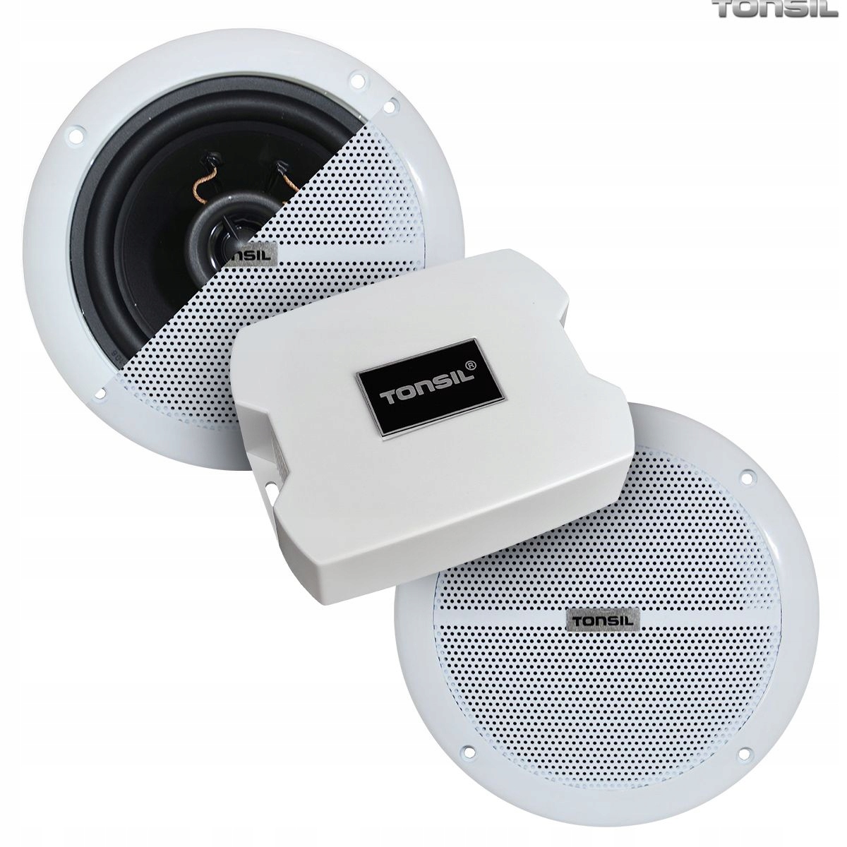 Zesilovač Tonsil Ws 25 Bluetooth 2 x stropní reproduktor Zgsu 13/2-DR