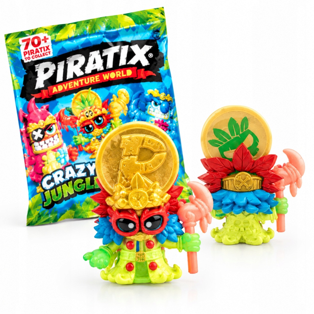 Piratix Crazy Jungle Ultra Rare Rzadki Wild Mask Złoty Pieniążek