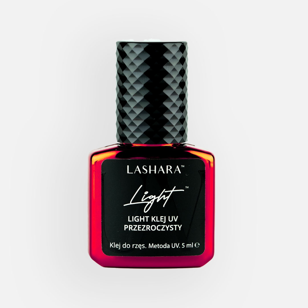 Light Uv lepidlo průhledný – metoda Uv pro umělé řasy Lashara