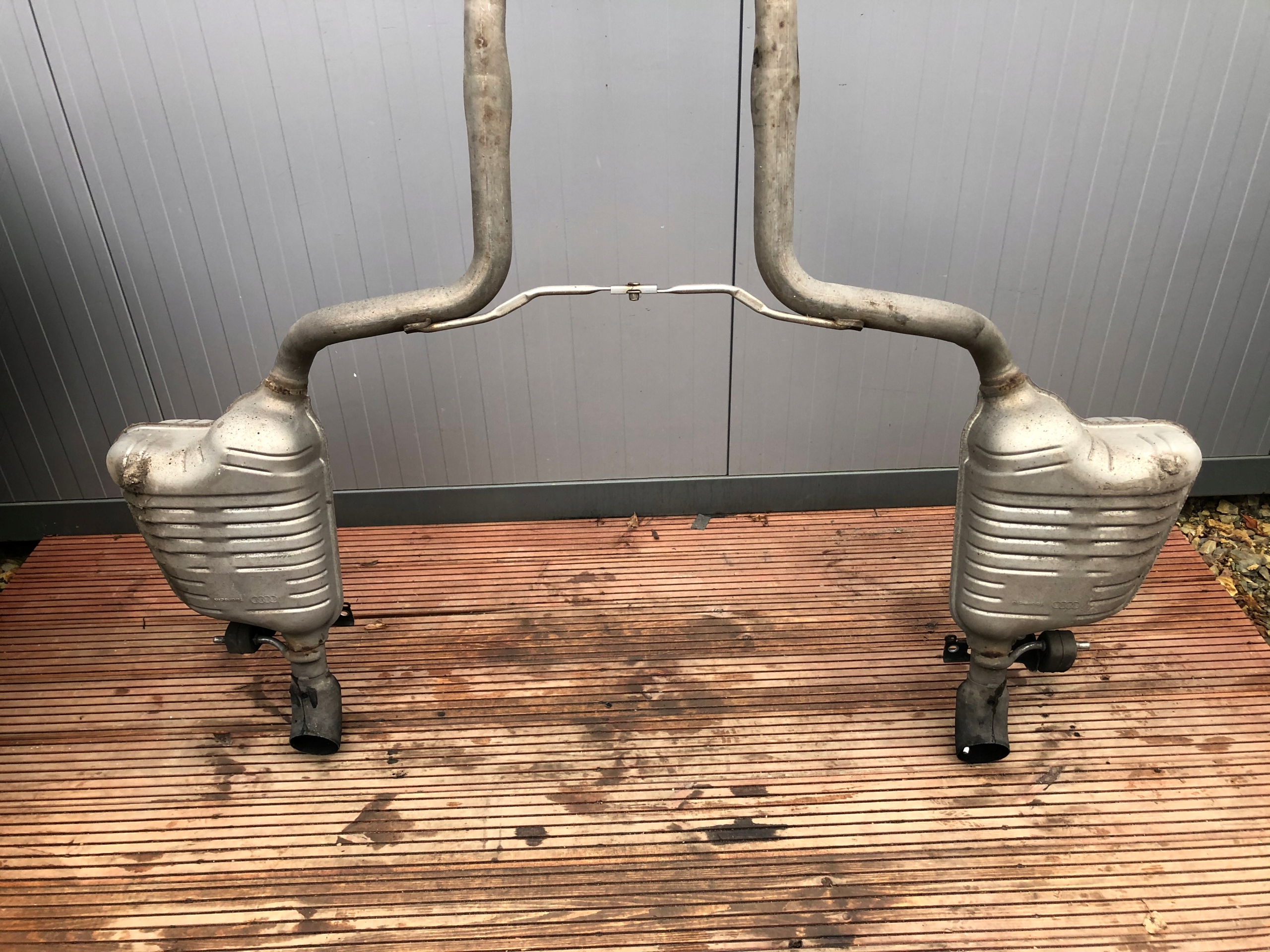 AUDI A6 C6 2.7 TDI QUATTRO complete muffler, exhaust