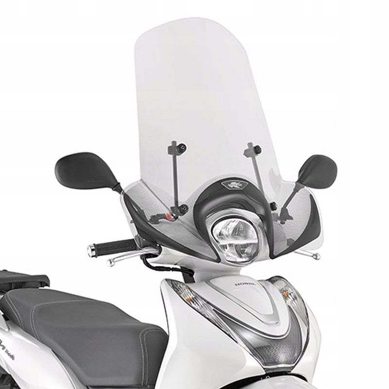 Kappa Čelné Sklo Honda Sh Mode 125 '21, 51 X 66 CM Priehľadné Potrebné Upevnenie