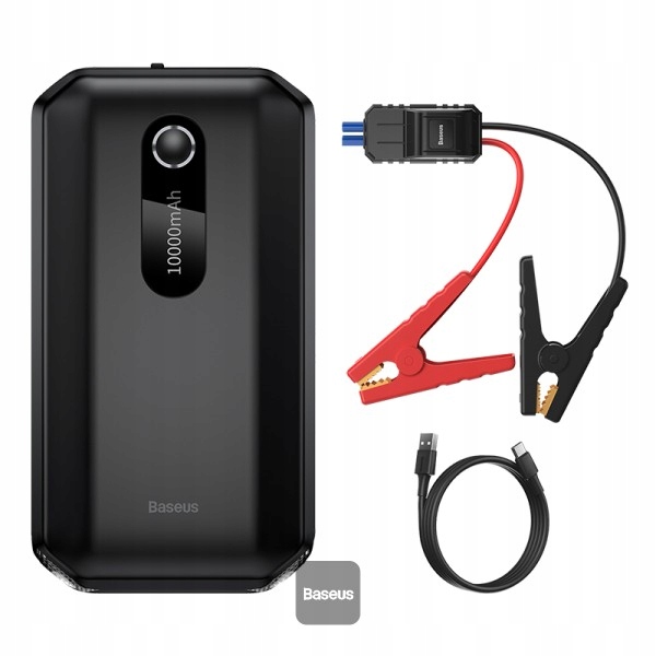 Baseus Power Bank Jump Starter 10000 mAh Auto Štartér Klemy