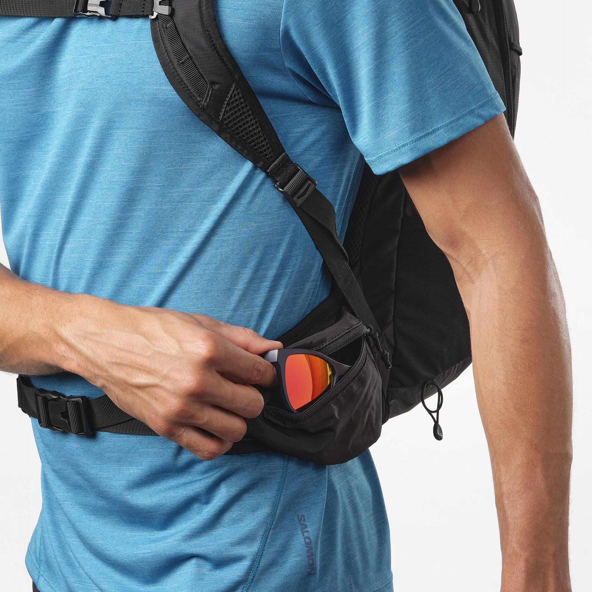 SALOMON Trailblazer 20 Plecak Turystyczny Unisex Lekki Wygodny Czarny — miniatura 7
