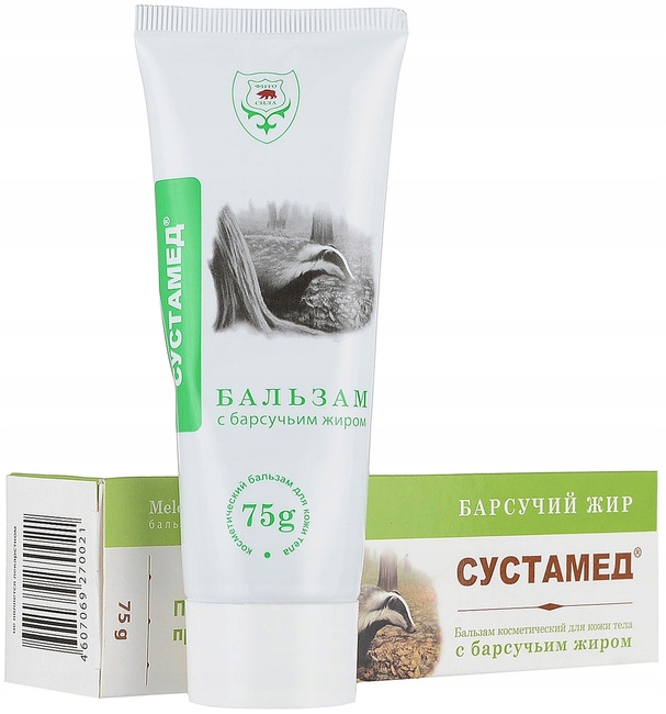 

Balsam z tłuszczem borsuka stawy, stan zapalny
