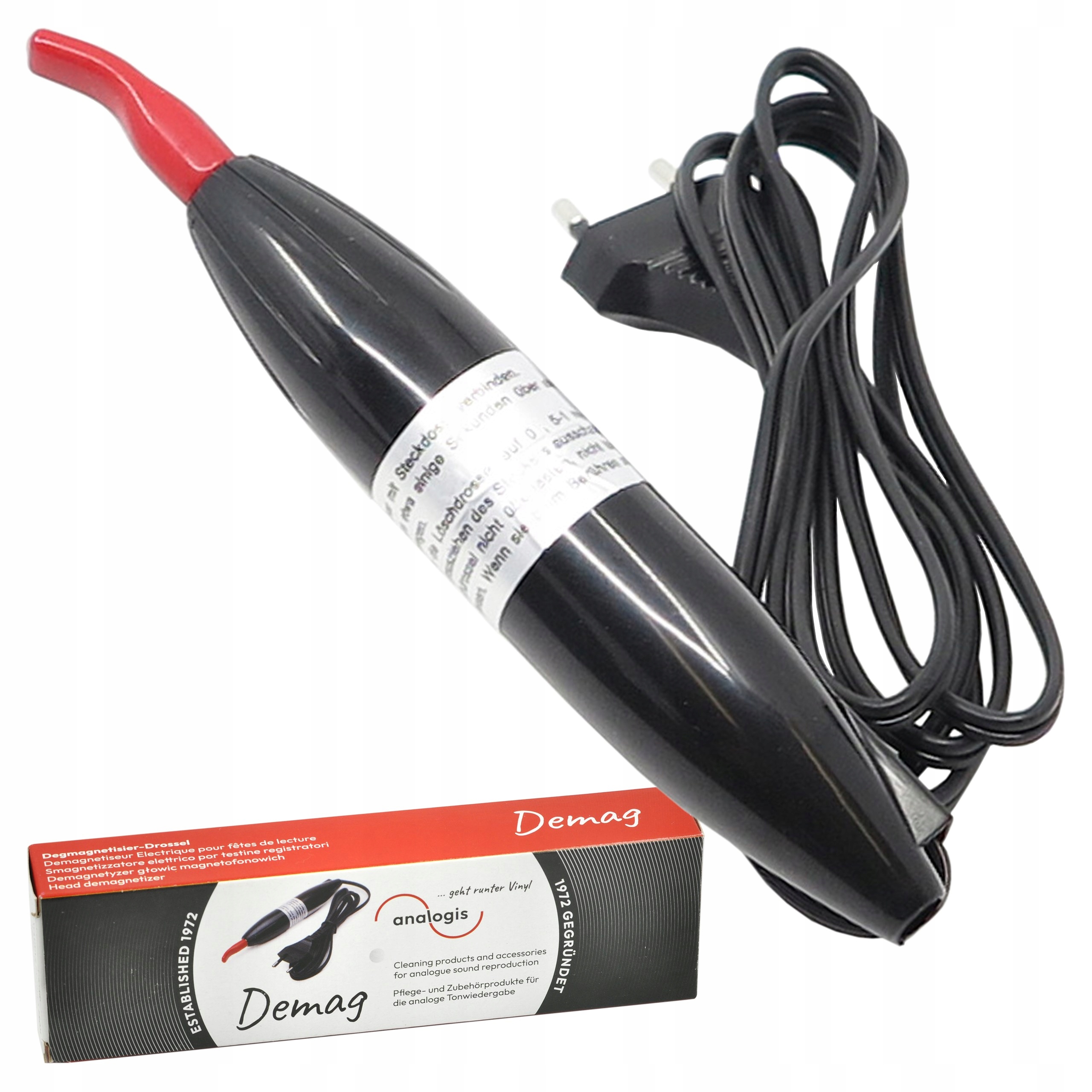 Demagnetyzer elektryczny głowic magnetofonowych i szpulowych Analogis 6066