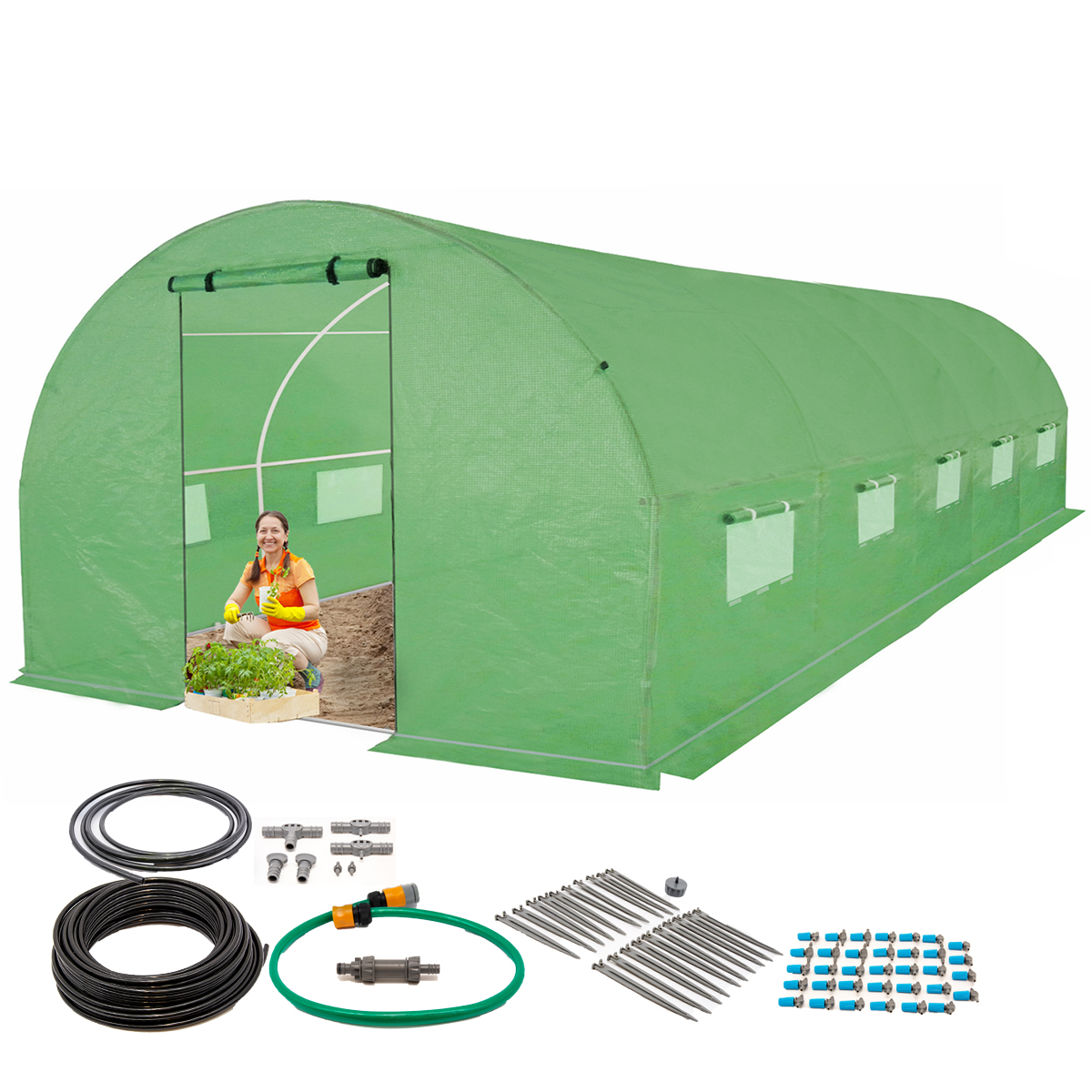 

Tunel Foliowy 3x8m 34 Pkt System Nawadniania