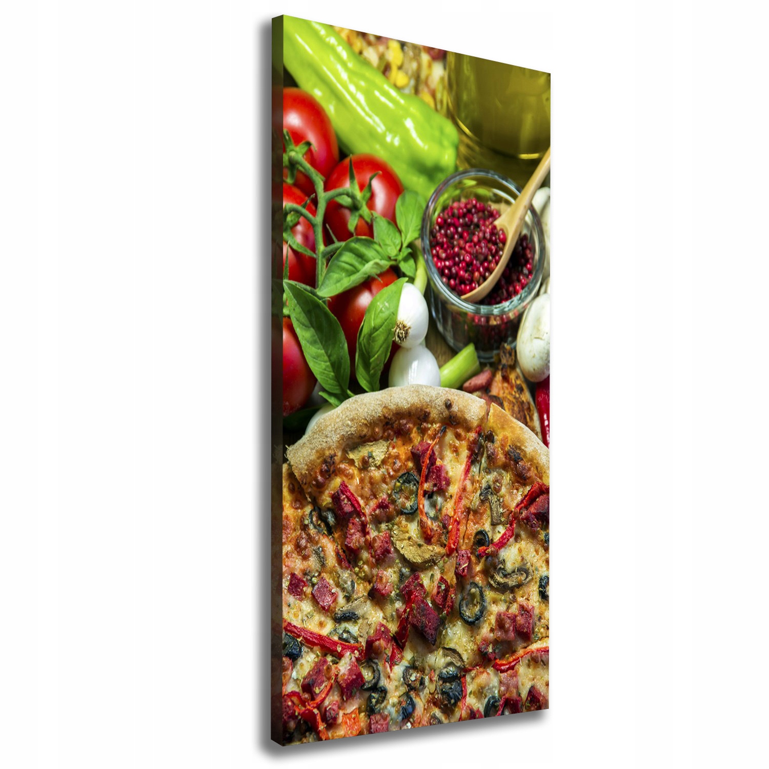 

Foto-obraz zdjęcie na płótnie Pizza 50x125 cm