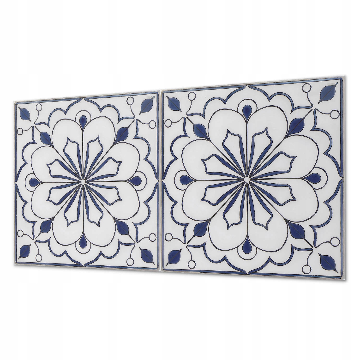Vinylový panel s potlačou Vzor kvetov inšpirovaný keramikou 120 x 60 cm