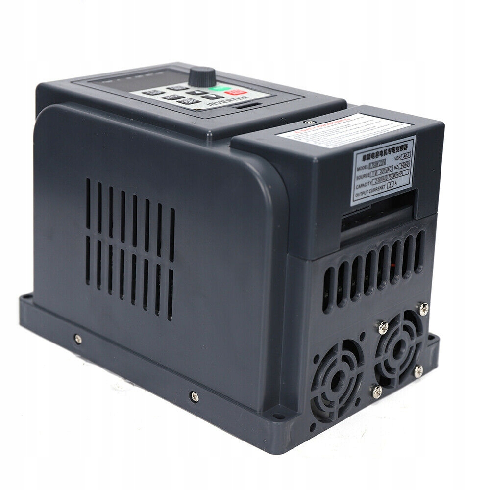 0,75KW Wersja angielska falownika jednofazowego Wysokość produktu 13.5 cm