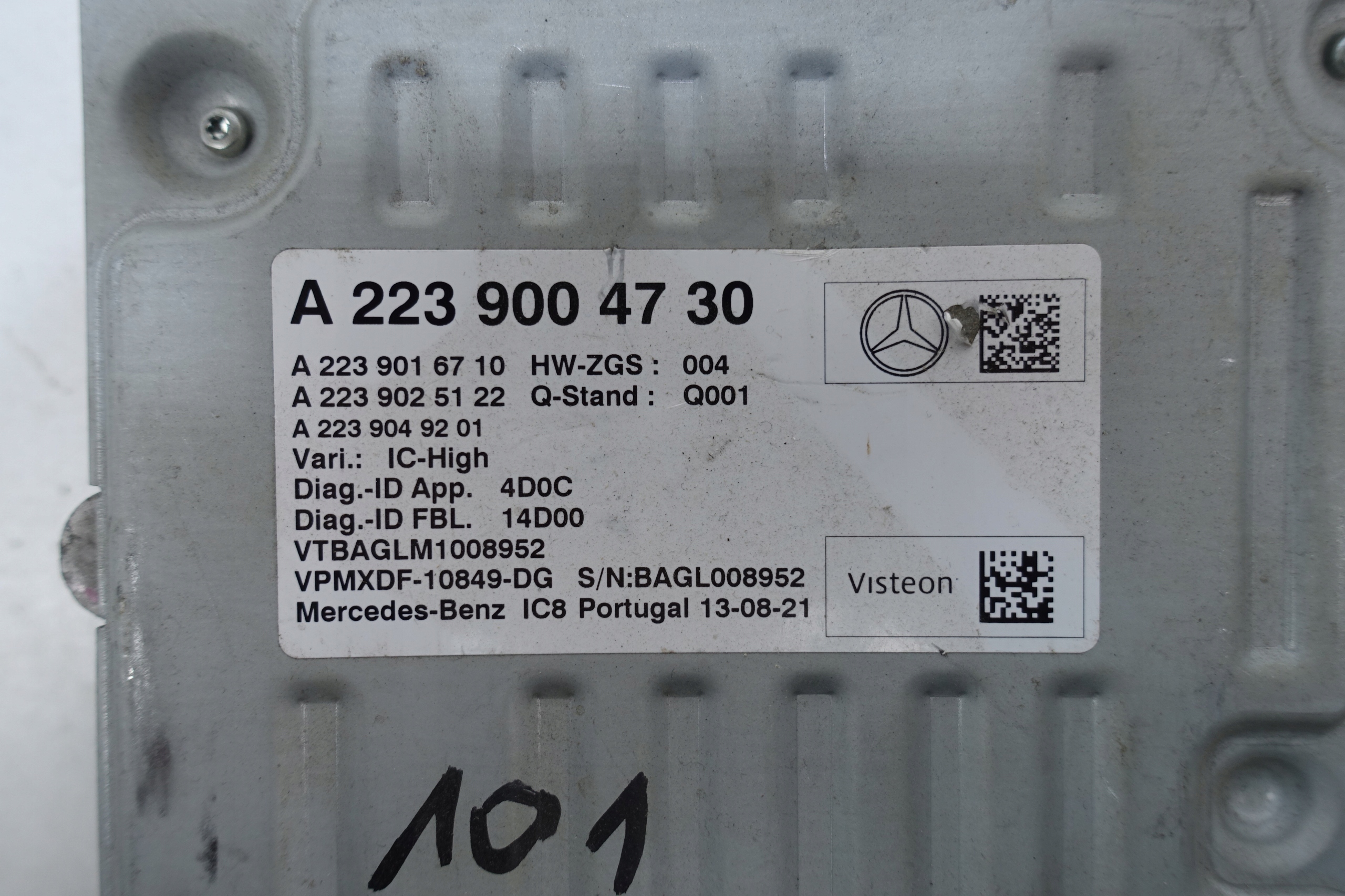 module control unit HEADUP MERCEDES S W223