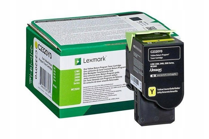 Originálny toner Yellow Lexmark C2325 (C2320Y0)