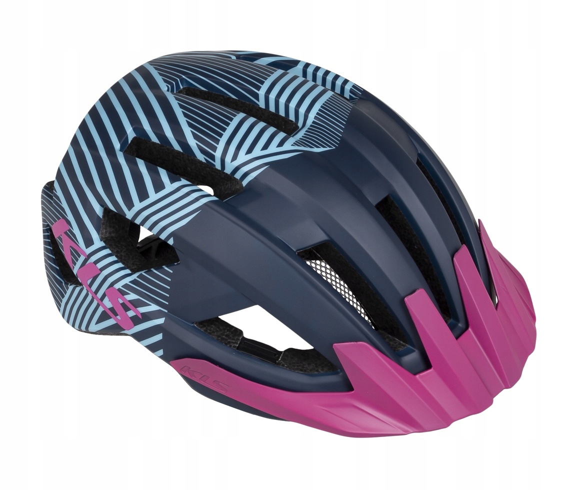 Kask rowerowy in-mold Kellys Daze dark blue pink L 58-61