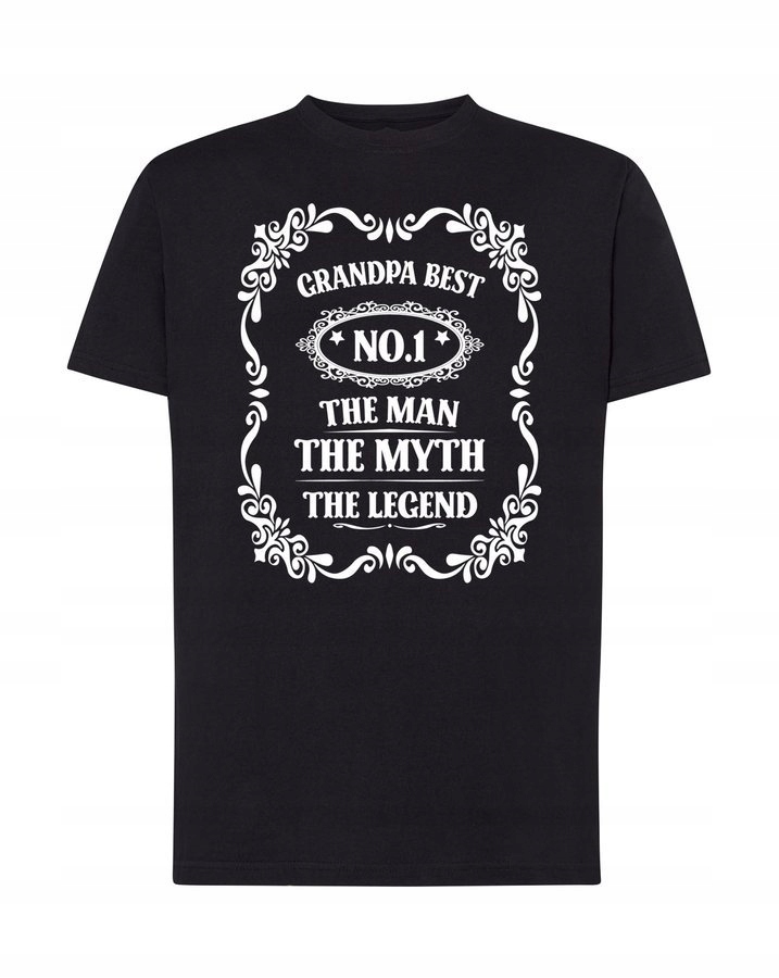 

Koszulka prezent na Dzień Dziadka czarna XL