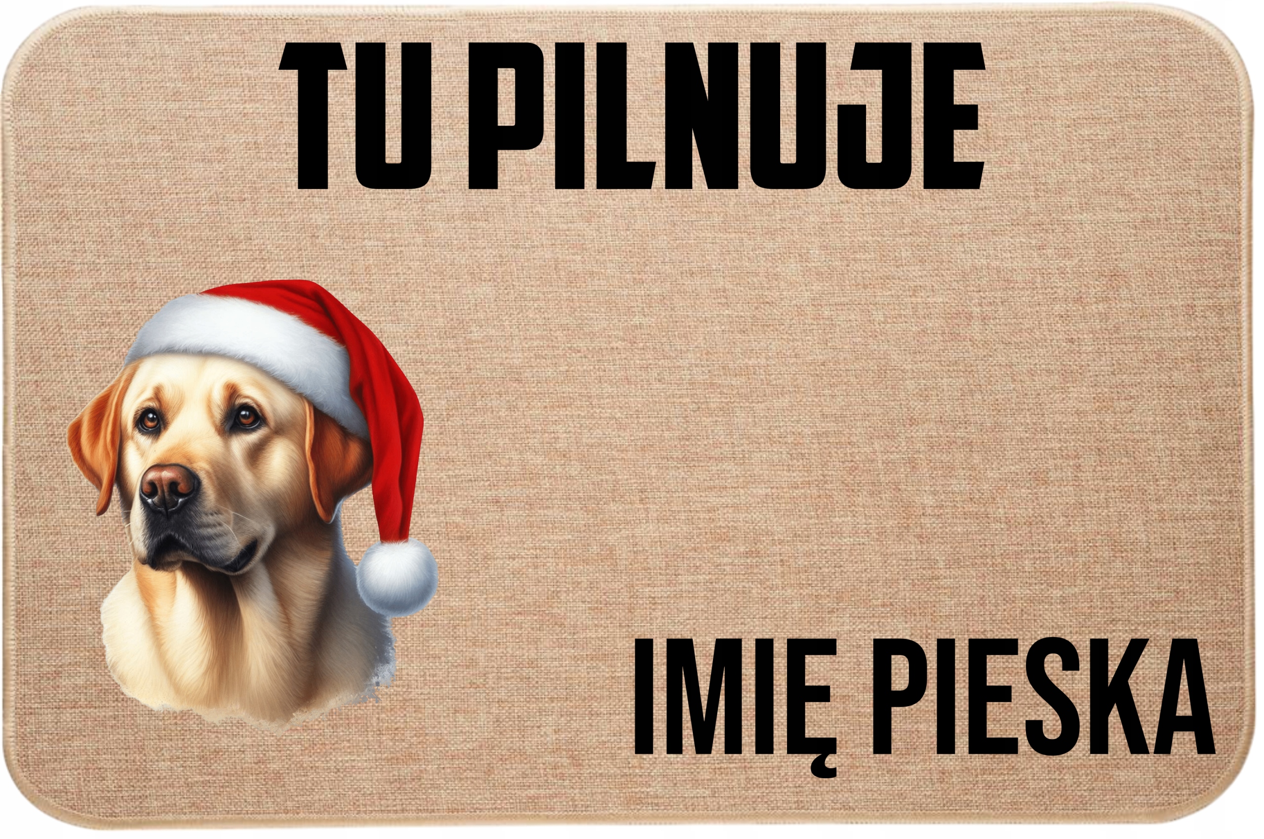 Lenná Rohožka Vytieračka Vianočná Tu Stráži Meno Peska VZOR2