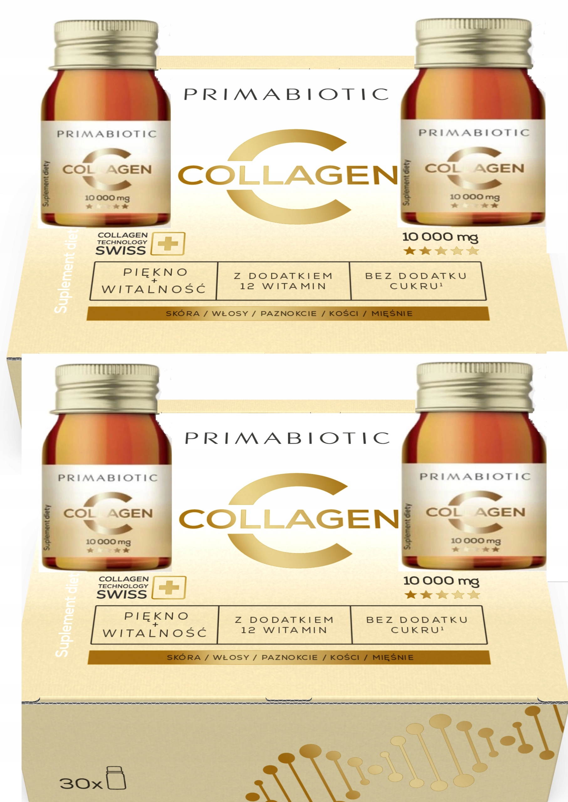 Kolagen 30ml Primabiotic 10000mg Collagen Gold 30 sztuk
