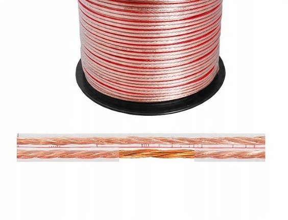

Kabel Przewód Głośnikowy 2x 4mm na mb (1134)