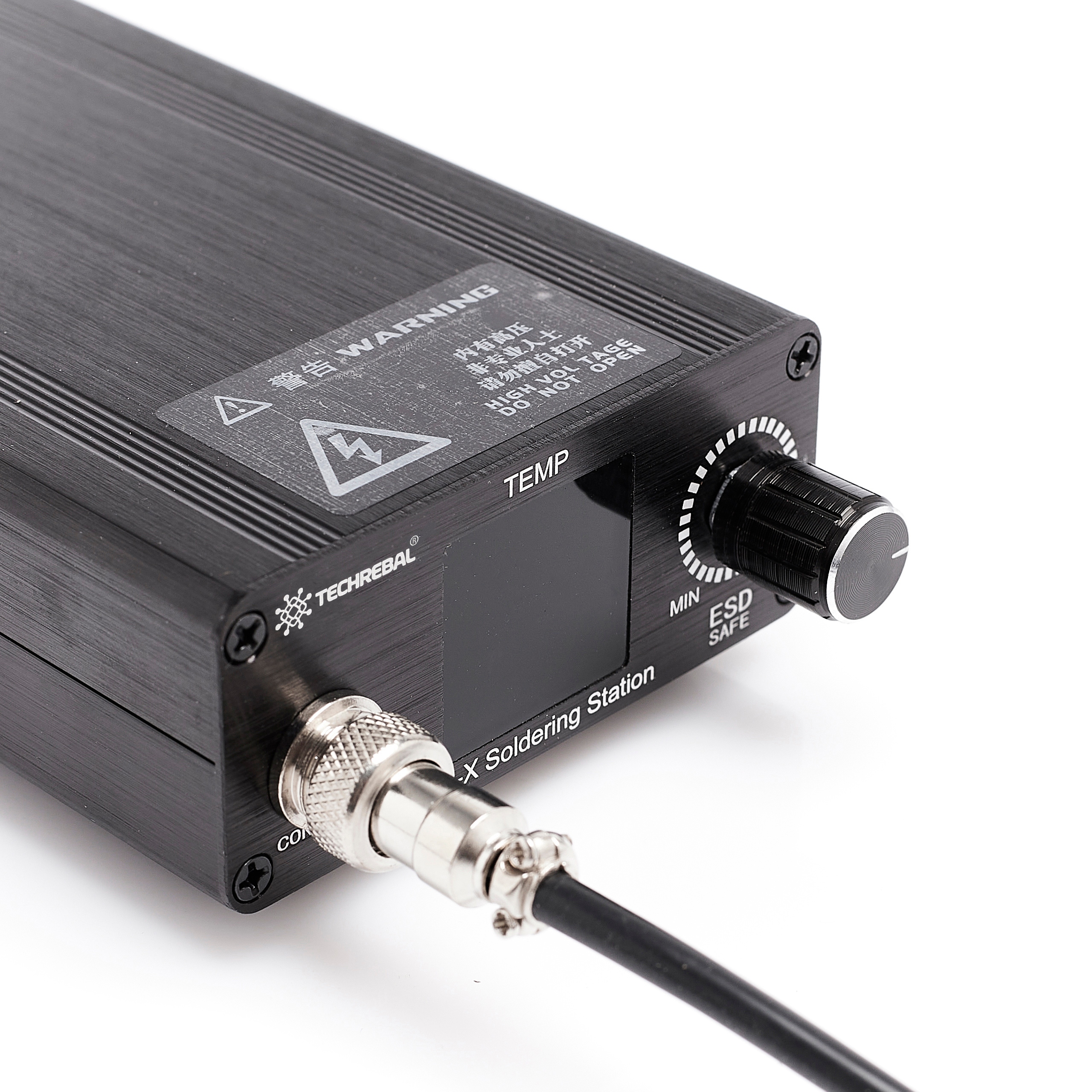 STACJA LUTOWNICZA TECHREBAL T12-X OLED 75W T12 MATA ZESTAW TECHREBAL Marka Techrebal