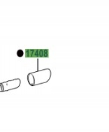 5905226030297 - НАКОНЕЧНИК ВЫХЛОПНОЙ ТРУБЫ TOYOTA OE RAV 4 17408-25042 НОВЫЙ!