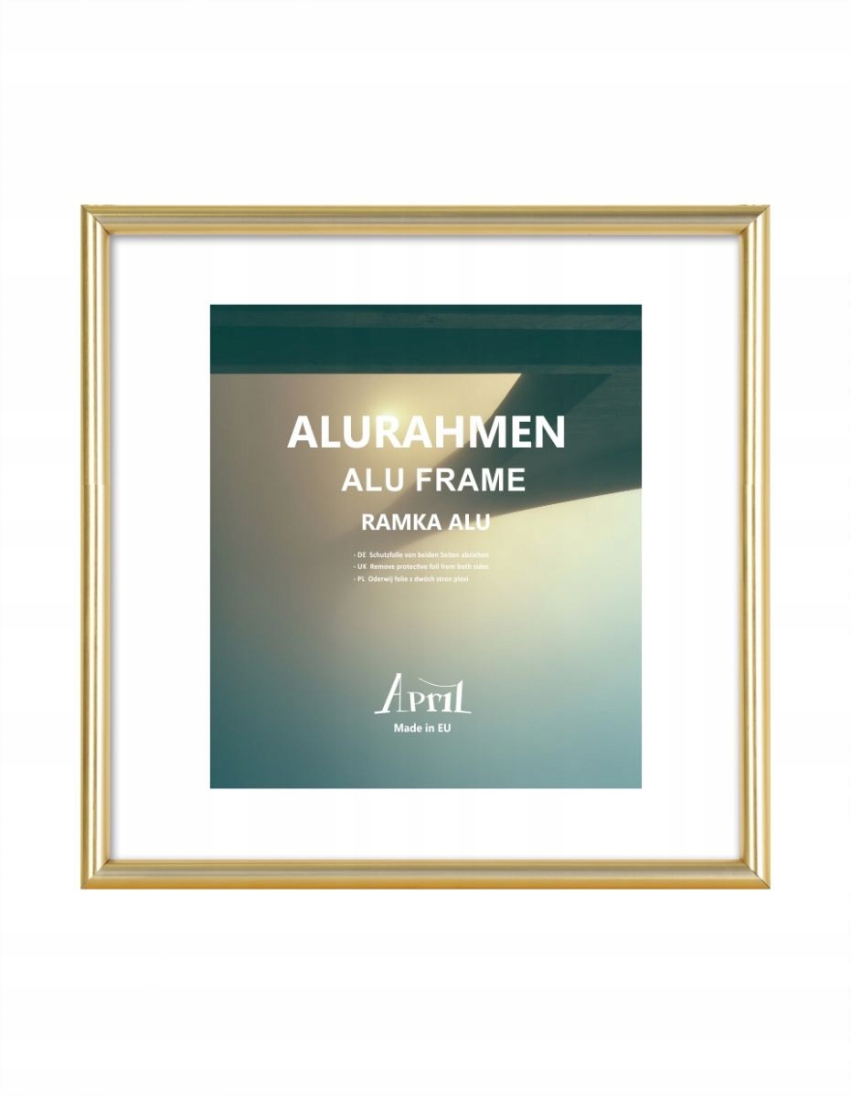 Ramka ALU 20x20 złota, matowa (RA20)