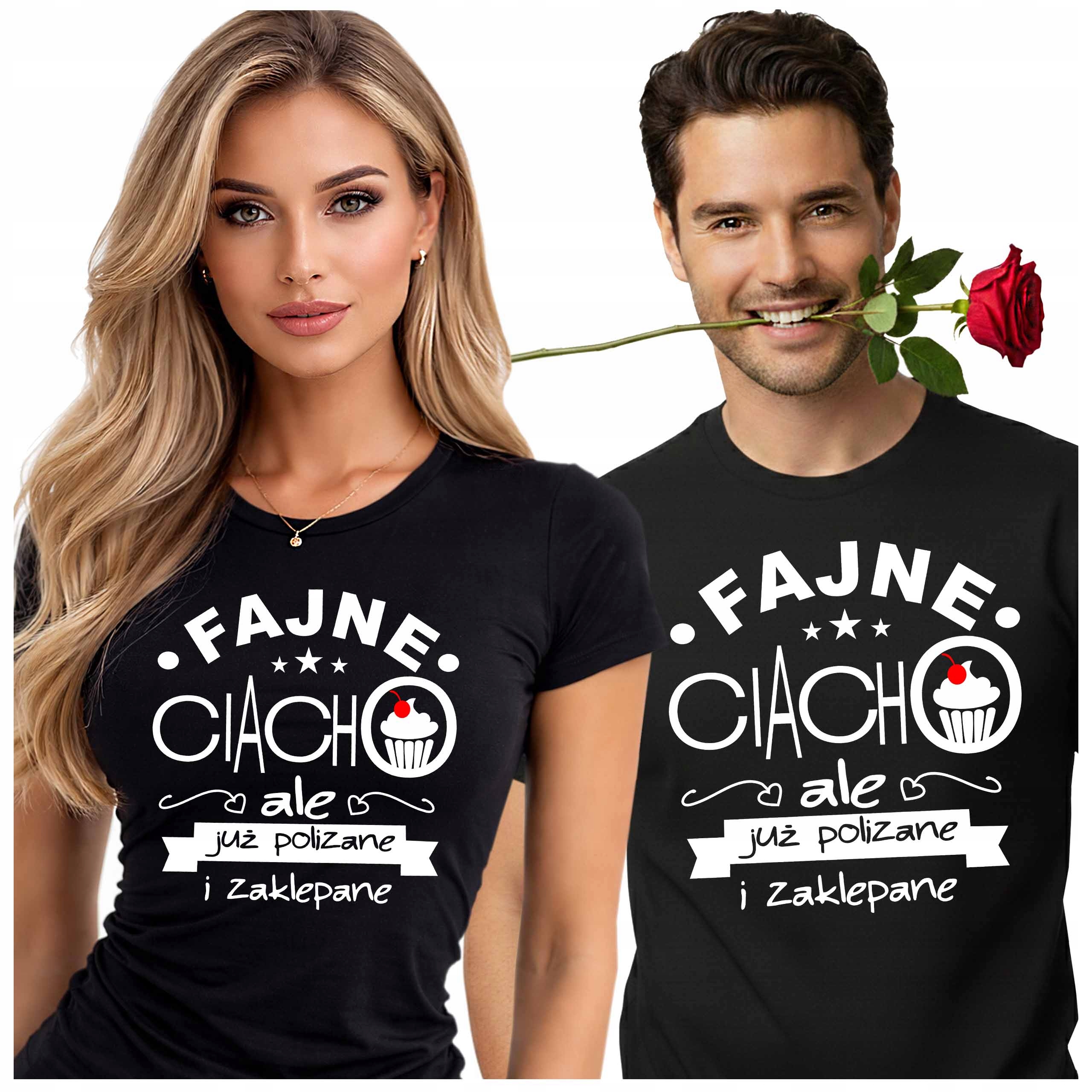 Trička Pro Páry Na Valentýna Dárek Pro Zamilované Dárek Ciacho 2 balení