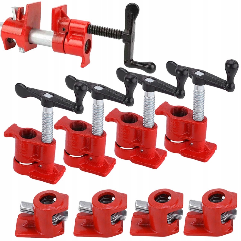 4-SZT Ścisk Stolarski Rurowy Bezkońcowy 3/4"