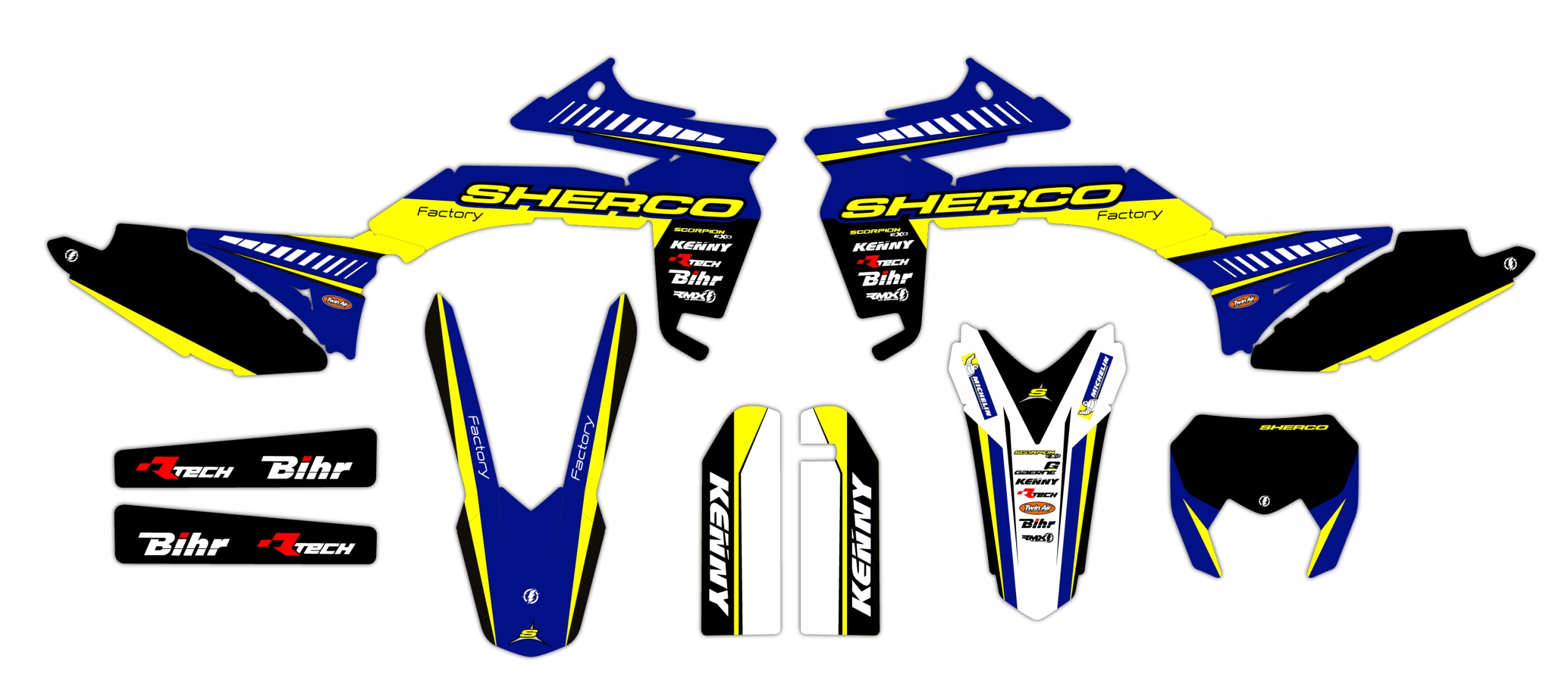 Dýha Samolepky na motor Sherco Se 13-16