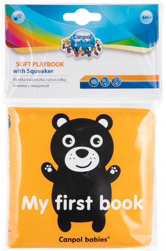 CANPOL MIĘKKA KSIĄŻECZKA DO KĄPIELI Z PISZCZKIEM Kod producenta CA2/803