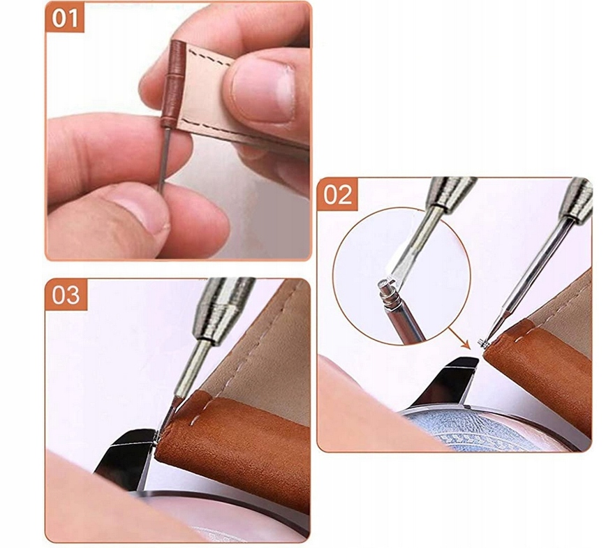 NARZĘDZIE PRZYRZĄD WYBIJAK DO WYMIANY PASKÓW TELESKOPÓW ZEGARKA SMARTWATCHA Rozmiar 75 mm